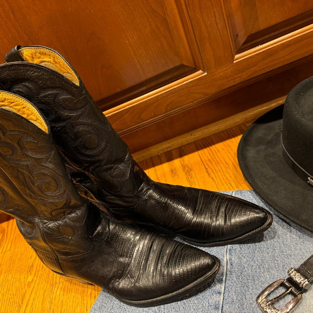 Nocona Black Cowboy Boots, size 10 N